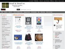 Tablet Screenshot of dewell-dewell.com